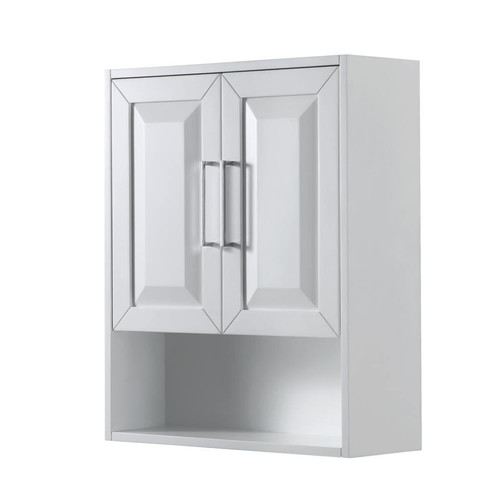 moe waarschijnlijk Stier Daria Over-Toilet Wall Cabinet - White | Beautiful bathroom furniture for  every home - Wyndham Collection