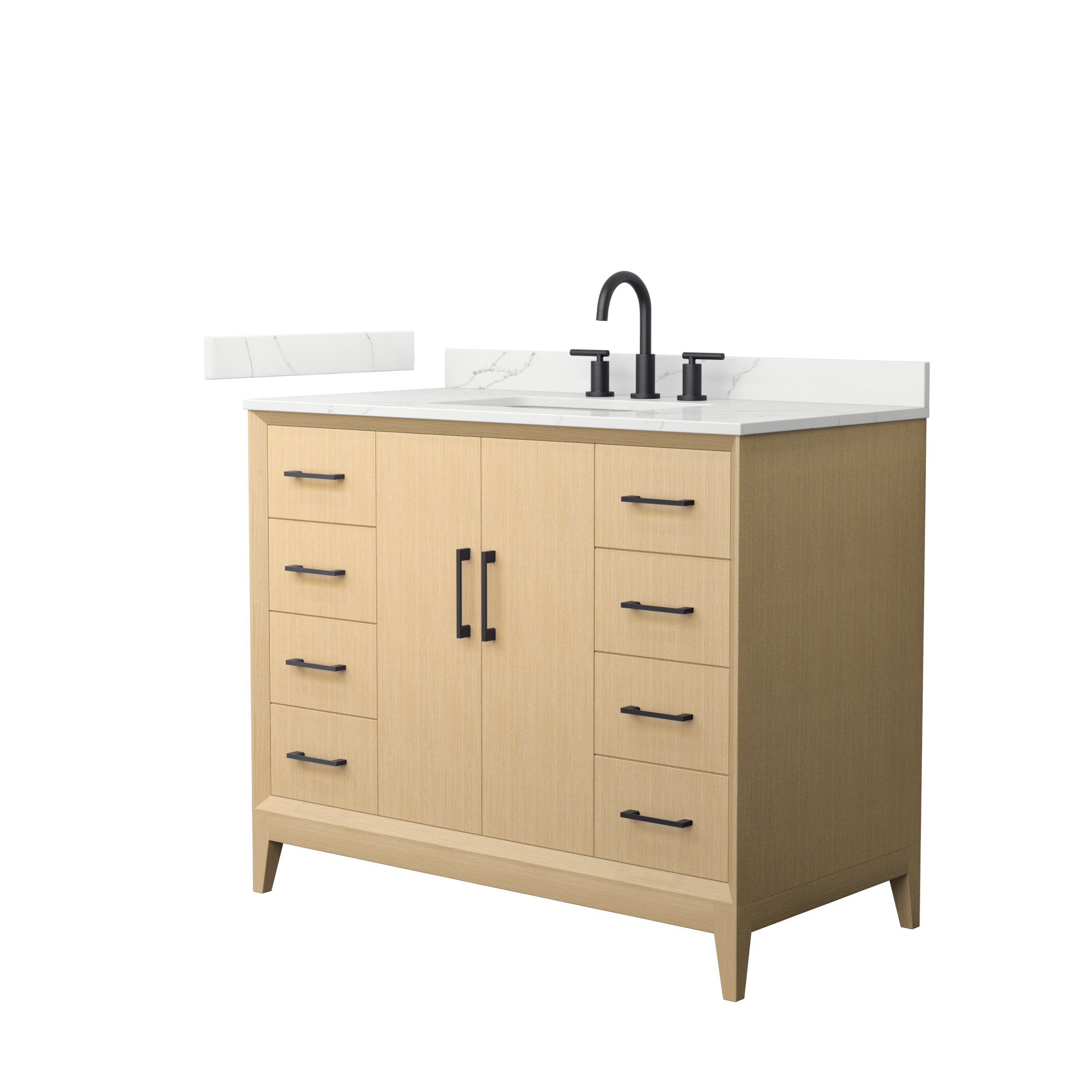 Janna 42" Single Bathroom Vanity - White Oak WC-7575-42-SGL-VAN-WHO