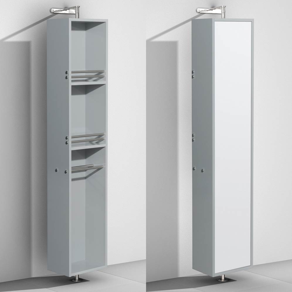 Amare Bathroom Wall Cabinet - Dove Gray  Beautiful bathroom furniture for  every home - Wyndham Collection