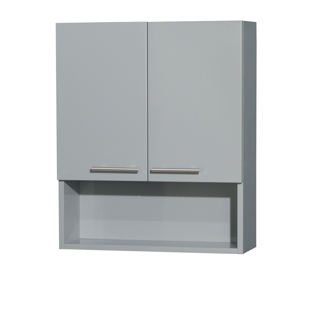 Amare Bathroom Wall Cabinet - Dove Gray  Beautiful bathroom furniture for  every home - Wyndham Collection