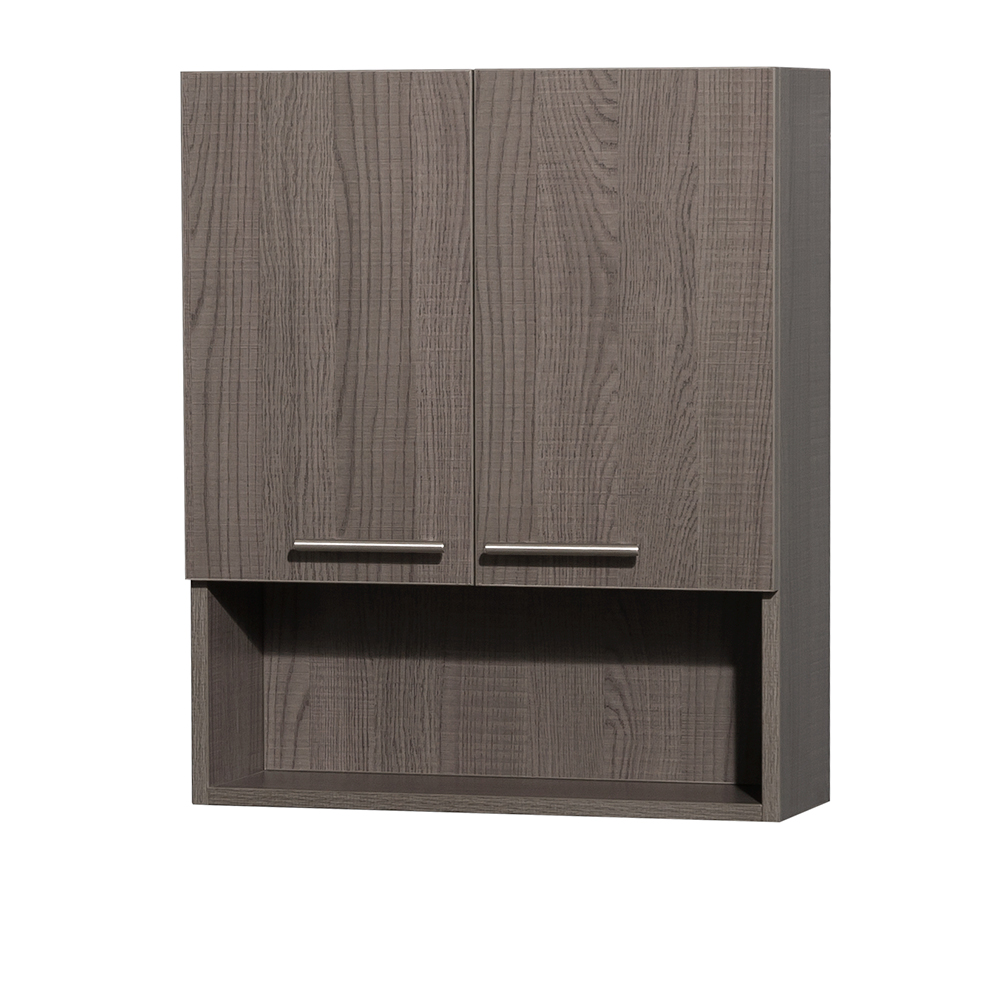 Amare Over Toilet Wall Cabinet Gray Oak Beautiful Bathroom Furniture For Every Home Wyndham Collection