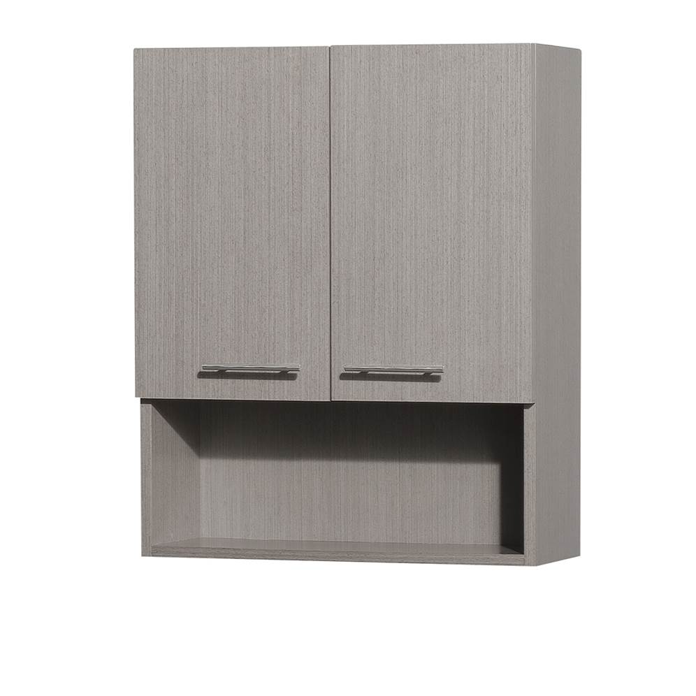 Amare Over-Toilet Wall Cabinet - Gray Oak