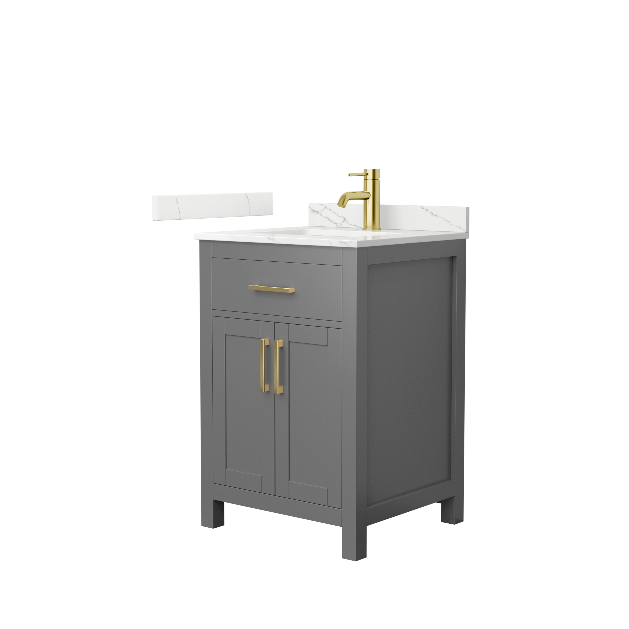 Beckett 24" Single Bathroom Vanity - Dark Gray WC-2424-24-SGL-VAN-DKG