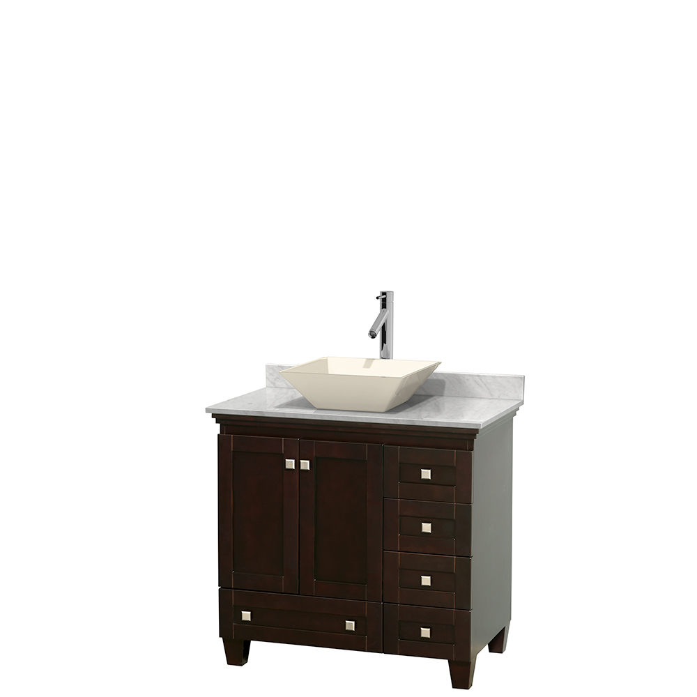 Acclaim 36 Single Bathroom Vanity For Vessel Sink Espresso Beautiful Bathroom Furniture For Every Home Wyndham Collection