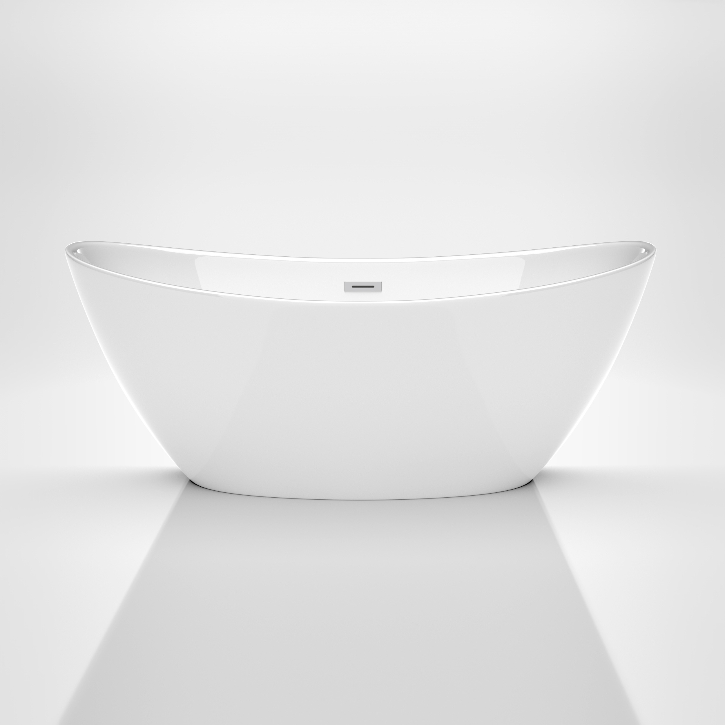 Dorrit 66" Acrylic Soaking Bathtub - White WC-BTE6520-66