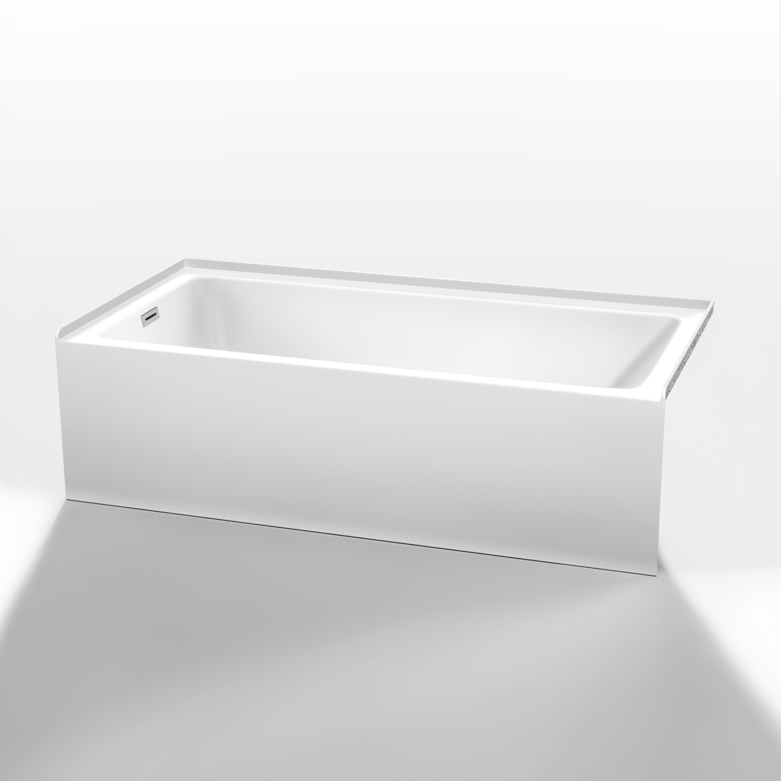 Grayley Alcove 60" Bathtub, Left Side Drain (60"Lx30"Wx18"H) WC-BTE-6030L-18